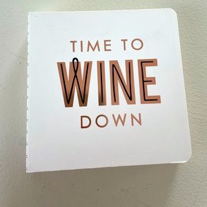 “Time to Wine Down” coaster mini book